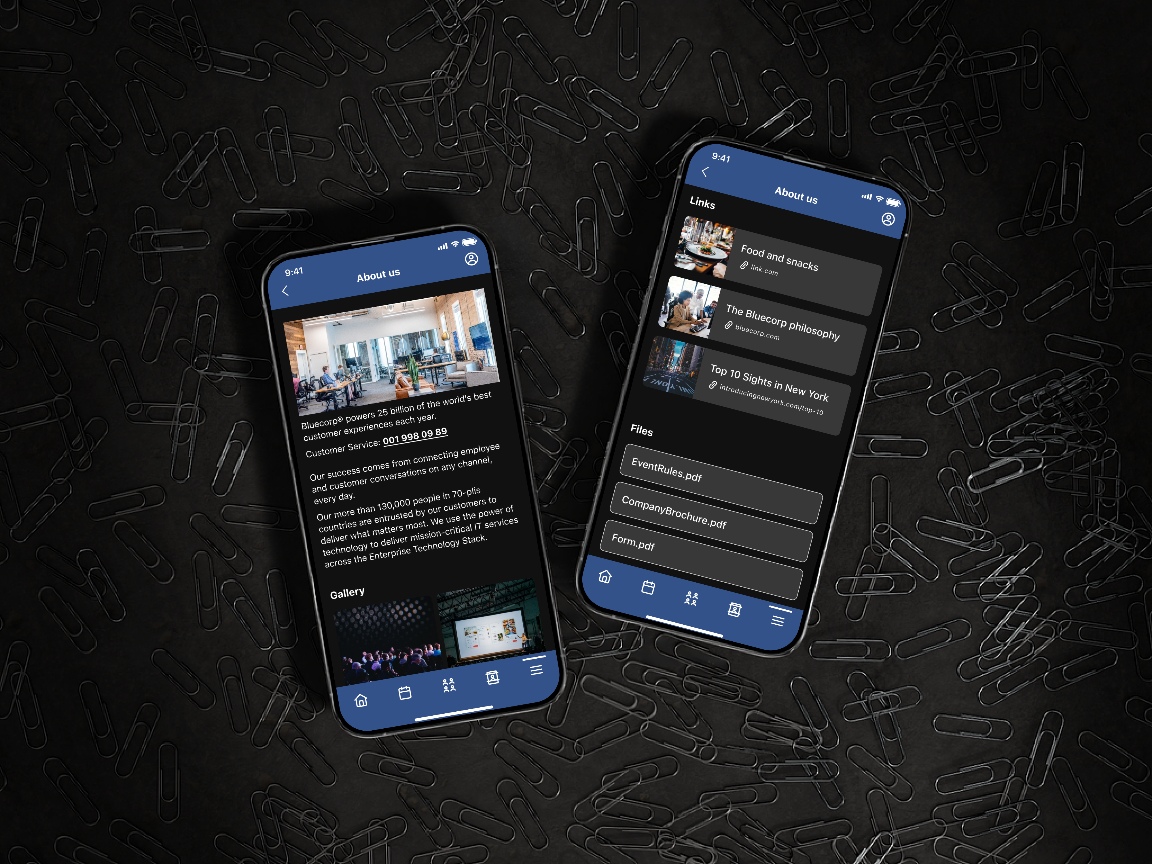 Emblem design for Madame FC depicting an M monogram in a circle with the words "Madame FC EST. 2003" inside on top of a background image of a soccer stadium.